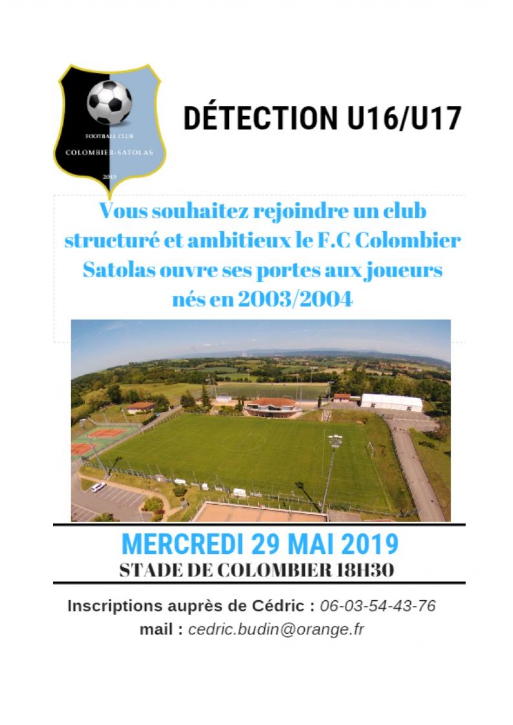 DÉTECTION U14-U15-U16-U17