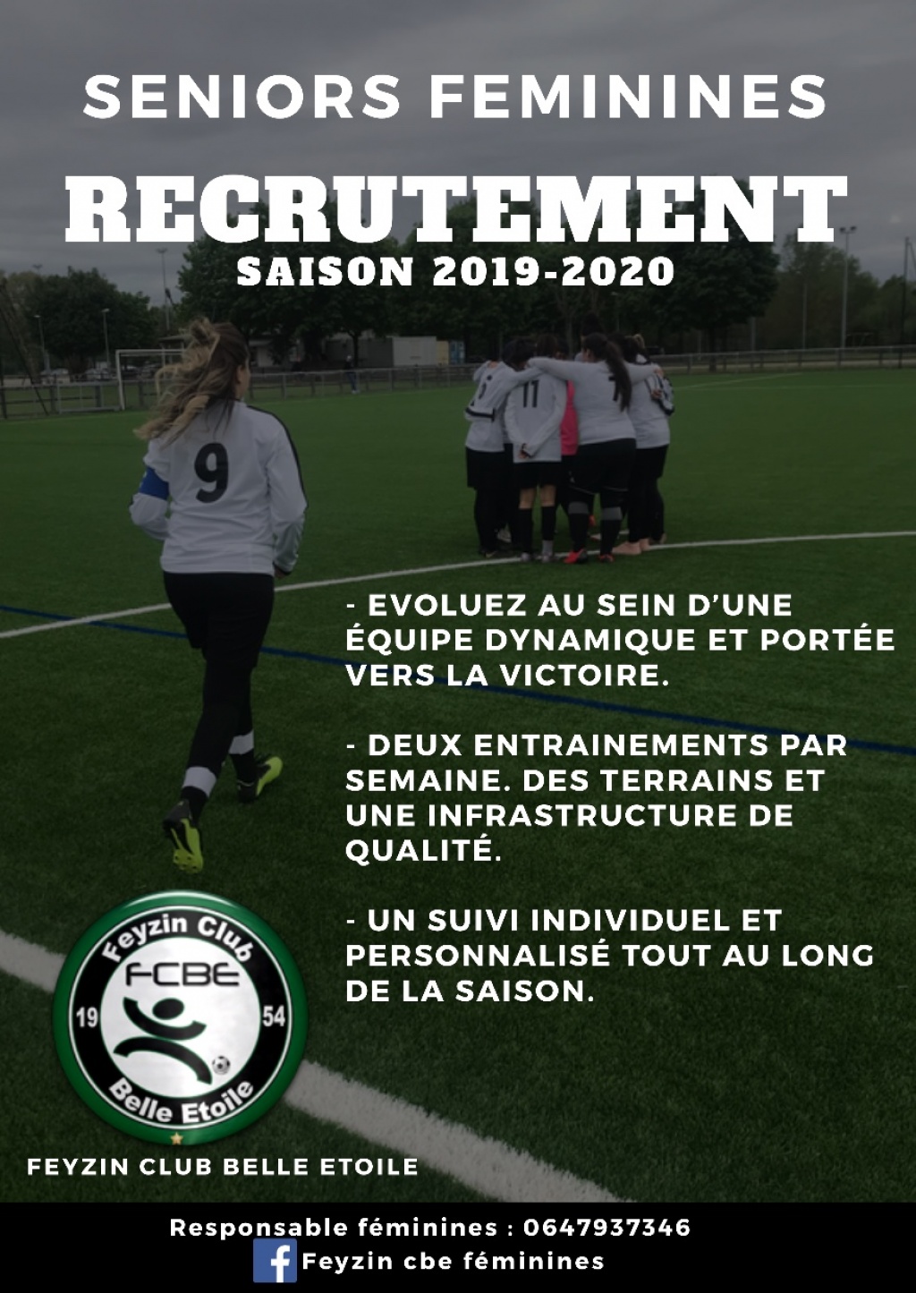 Recrutement séniors féminines 