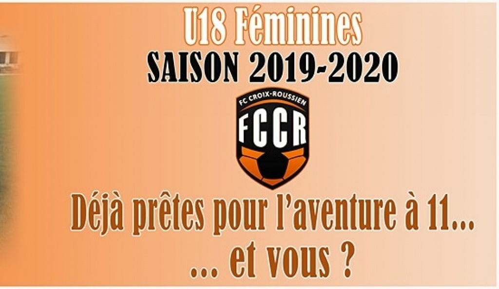 U18 Féminines - RECRUTEMENT FOOT A 11  