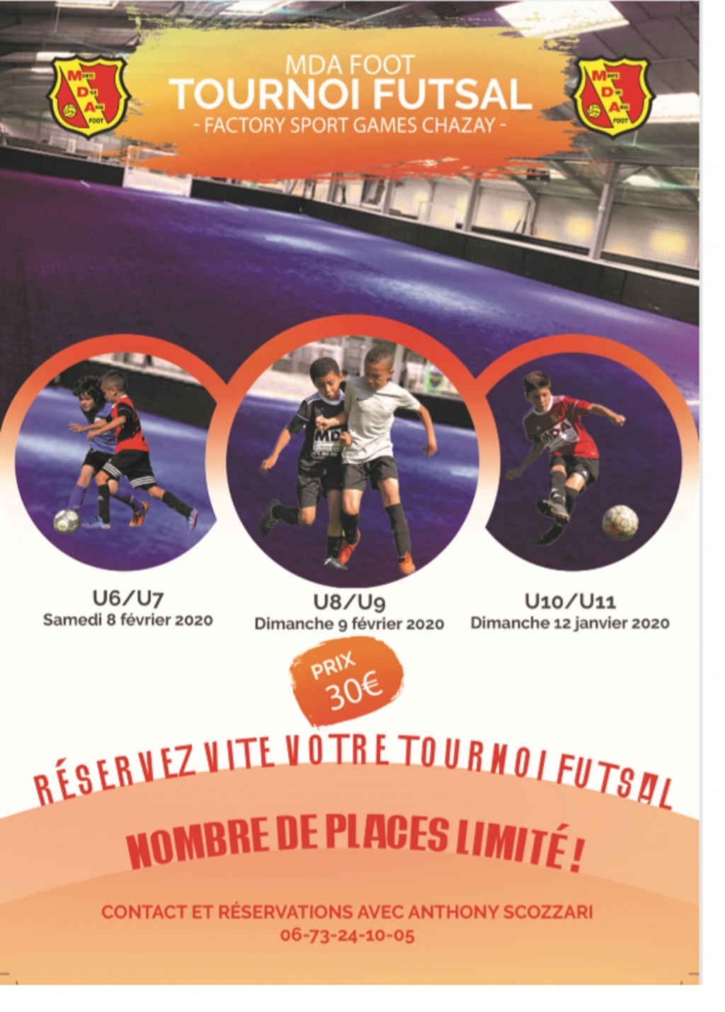 Tournoi MDA FTUSAL U6-U7