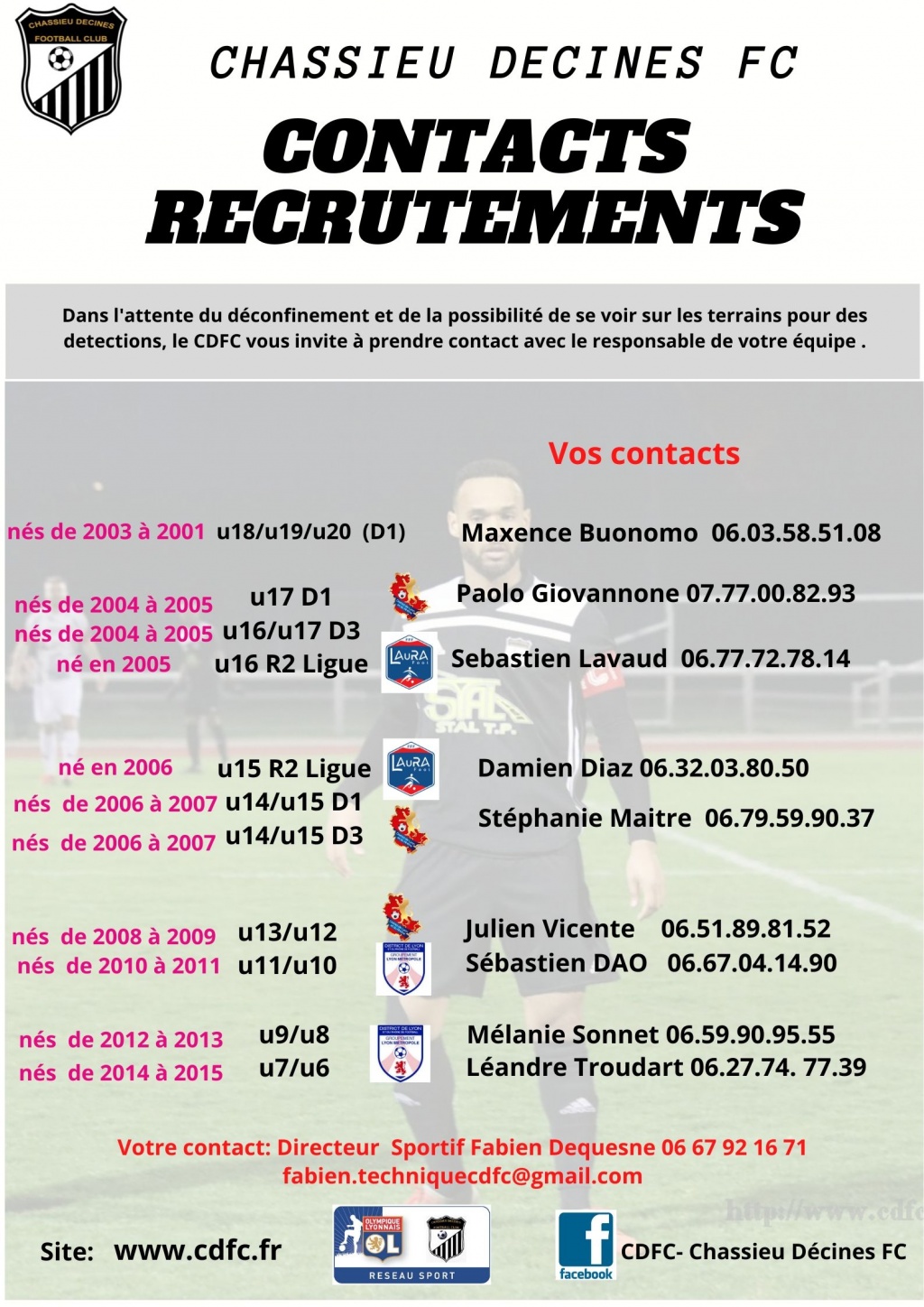 Chassieu Décines F.C recrute