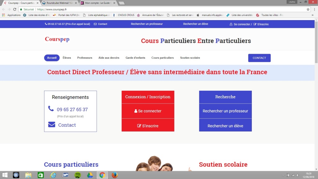 Professeurs de sport