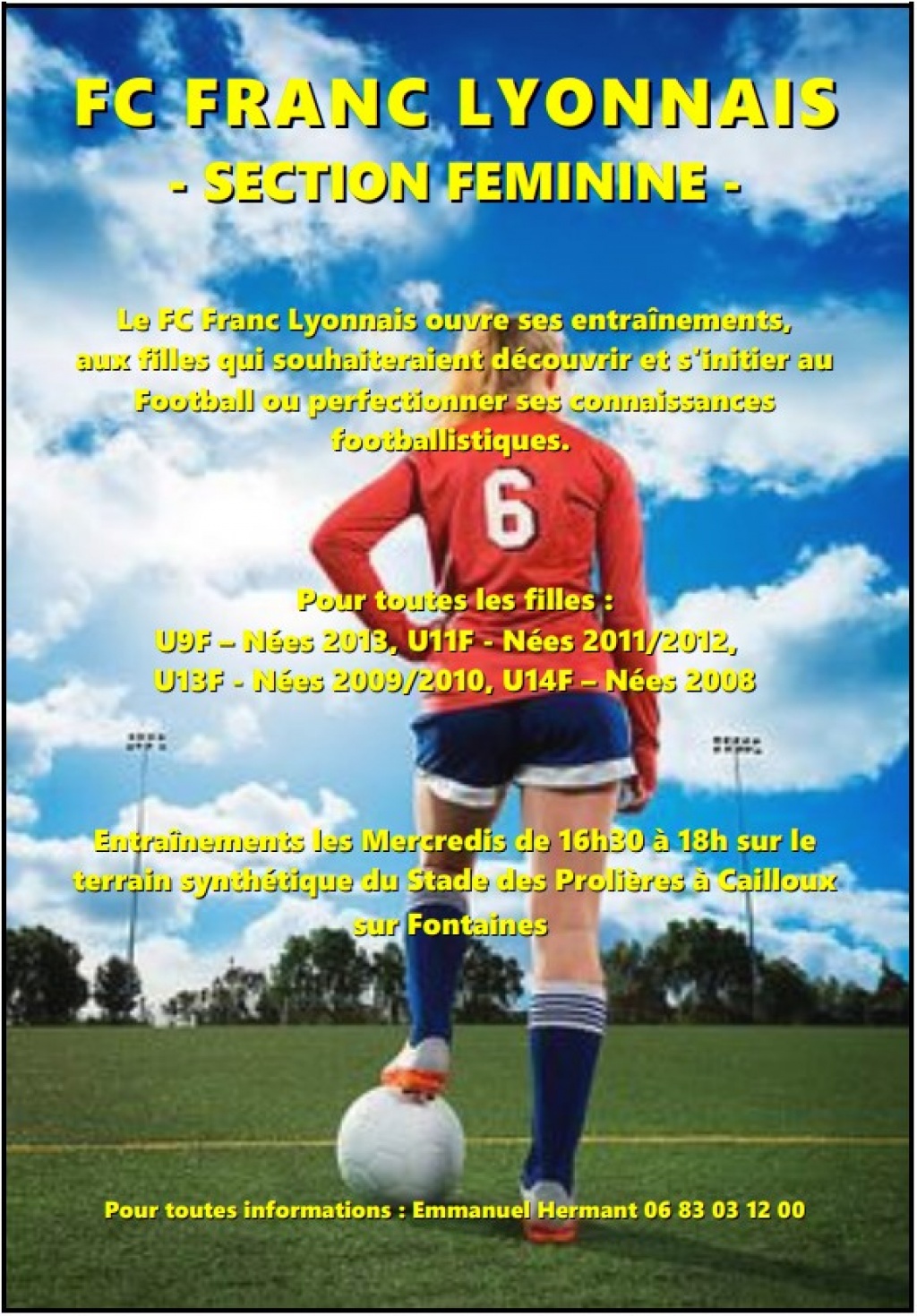 Section Féminine U11F et U13F - FC Franc Lyonnais