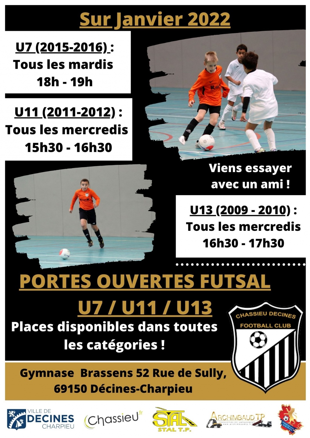 Journées portes ouvertes futsal