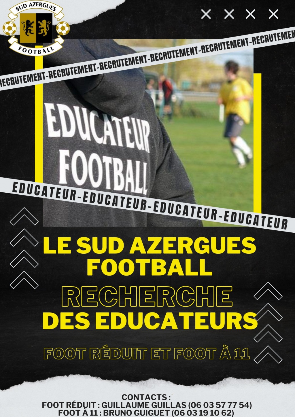 Recherche éducateurs/éducatrices pour la saison 2023-2024