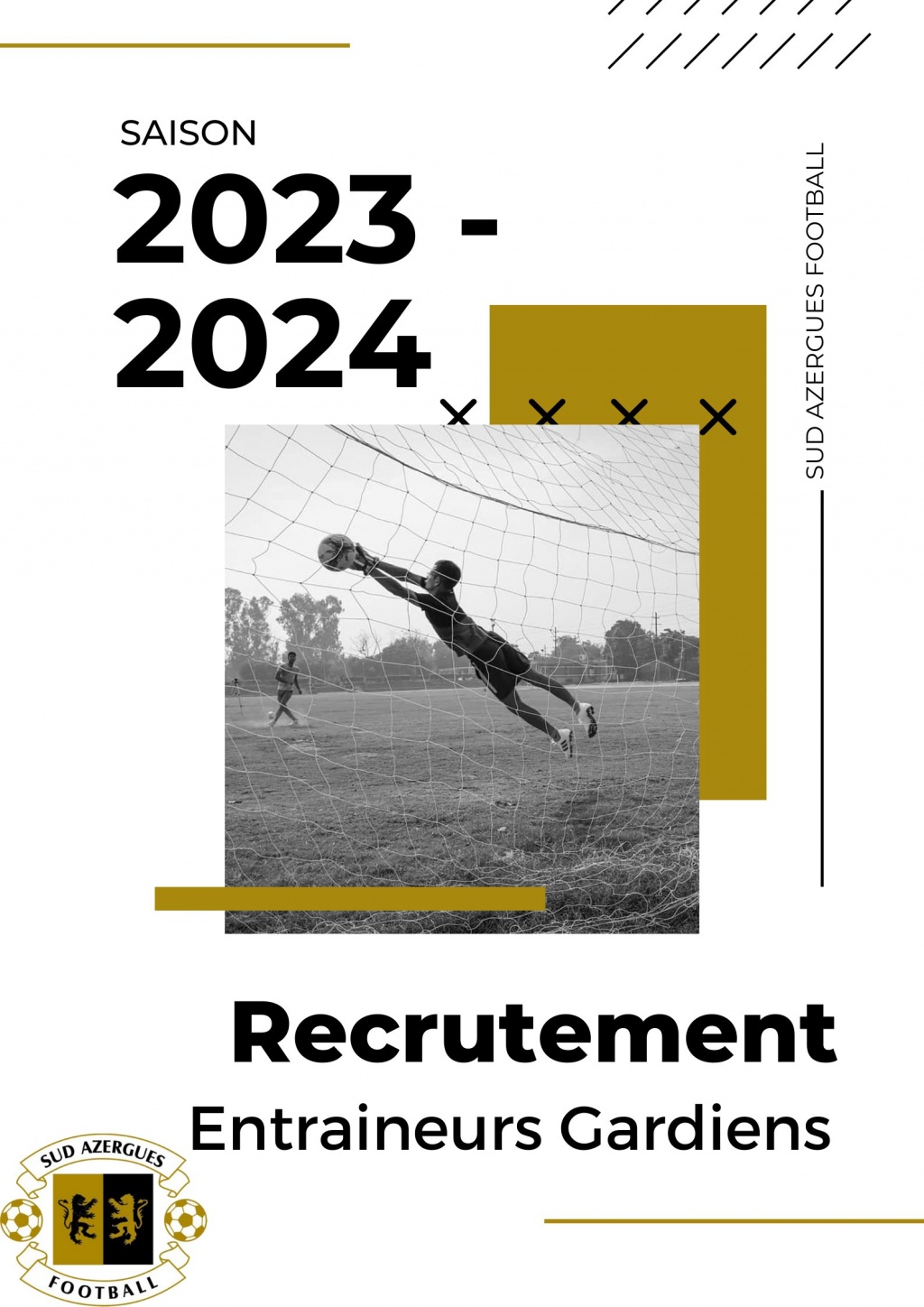 🚨Recherche entraineur des gardiens🚨