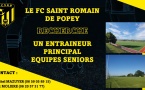 Recherche entraineur équipes Séniors saison 23/24 - FC SRP