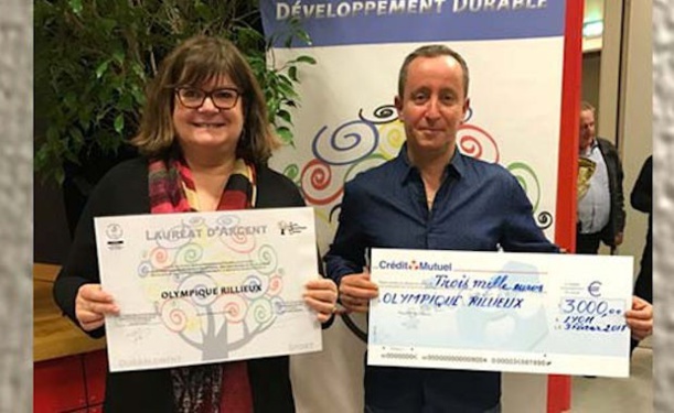 De d'argent pour Chantal Garcia et Karim Daha de 'l'Olympique de Rilleux De d'argent pour Chantal Garcia et Karim Daha de 'l'Olympique de Rilleux