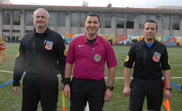 Les arbitres de la rencontre