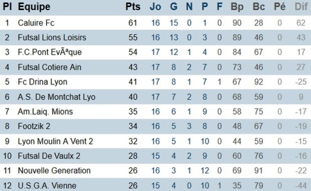 Futsal Excellence (district du Rhône) Futsal Excellence (district du Rhône)