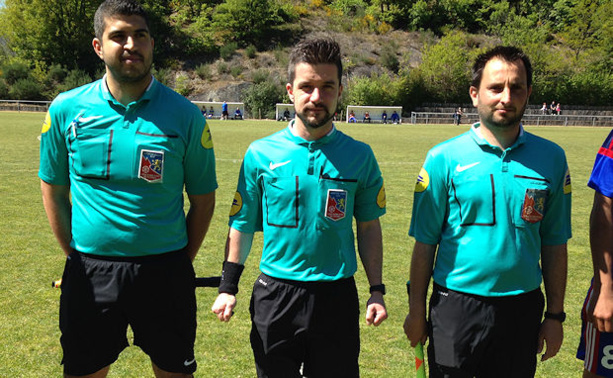 Les arbitres de la rencontre