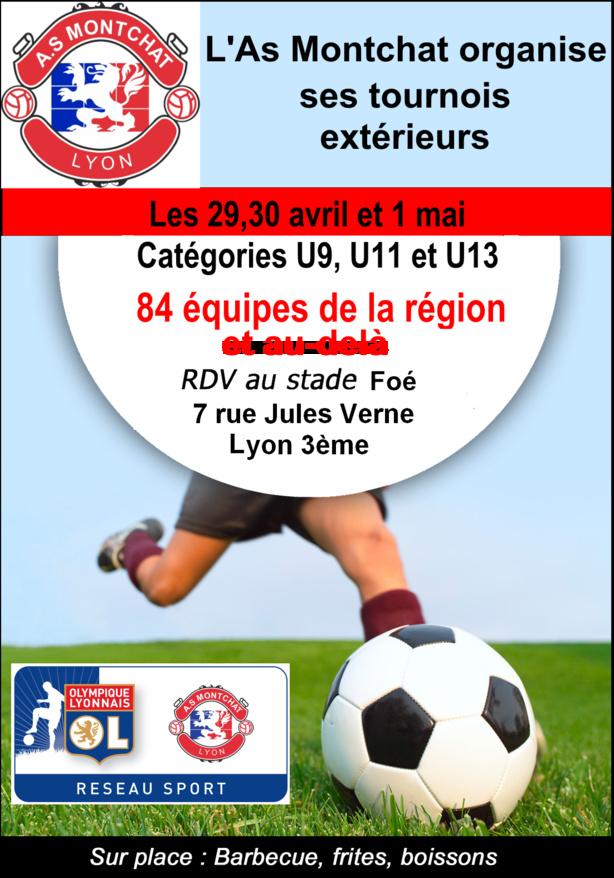 AS MONTCHAT - Trois TOURNOIS au programme ce week-end ! AS MONTCHAT - Trois TOURNOIS au programme ce week-end !