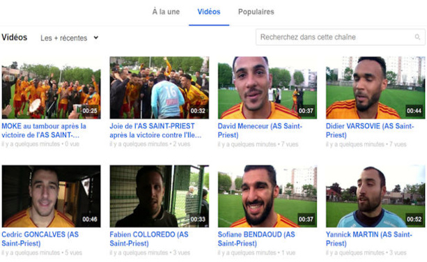 CFA2 - Toutes les vidéos de la montée de l'AS SAINT-PRIEST... CFA2 - Toutes les vidéos de la montée de l'AS SAINT-PRIEST...