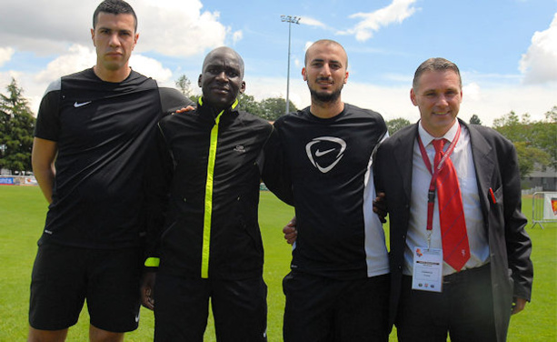 Les arbitres de la rencontre et le délégué