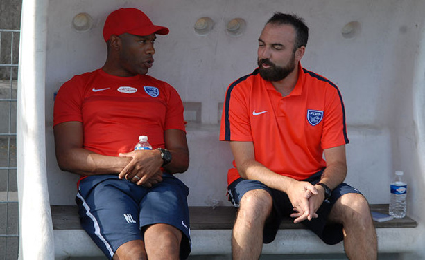 Landry Ndzana et Stéphane D'Urbano seront une dernière fois sur le banc du FC Villefranche ce soir Landry Ndzana et Stéphane D'Urbano seront une dernière fois sur le banc du FC Villefranche ce soir