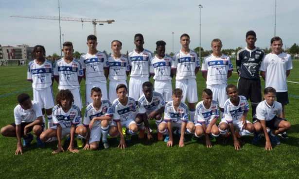 Les U15 ont triomphé de l'AS Saint-Etienne (crédit : olweb.fr)