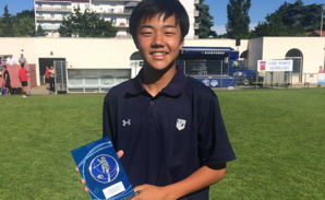 Le Japonnais Shibayama Masaya élu meilleur joueur du tournoi 2017