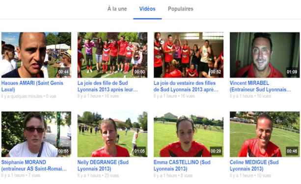 Interdistrict Féminin – Direction la Ligue pour SUD LYONNAIS 2013 Interdistrict Féminin – Direction la Ligue pour SUD LYONNAIS 2013
