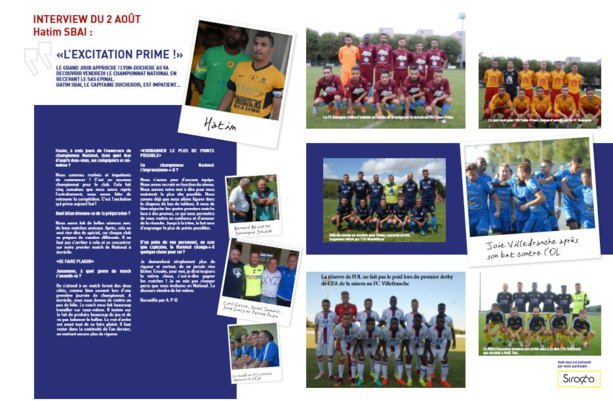 OFFRE SPÉCIALE - Offrez vous votre PHOTO dans le Livre MONFOOT69 ! OFFRE SPÉCIALE - Offrez vous votre PHOTO dans le Livre MONFOOT69 !