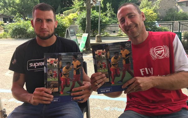 Arthur Deleuze (FC DOMTAC) et Damien Giraud (ES Lamure) Arthur Deleuze (FC DOMTAC) et Damien Giraud (ES Lamure)