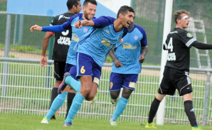 Brahim Toumi vient de marquer son deuxième but Brahim Toumi vient de marquer son deuxième but