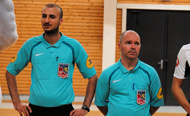 Les arbitres de la rencontre