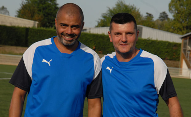 Slim Hadjri (à gauche) et François Villebrun (à droite), un duo coach-adjoint qui fonctionne à l'AS Bron GL