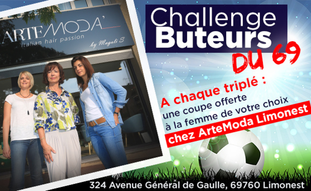 Partenariat Buteurs - Ces DAMES peuvent prendre rendez-vous chez ARTEMODA Limonest Partenariat Buteurs - Ces DAMES peuvent prendre rendez-vous chez ARTEMODA Limonest