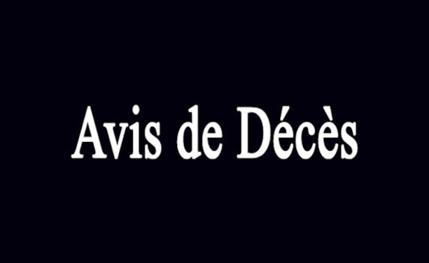 Avis de décès – Un grand PRESIDENT est parti Avis de décès – Un grand PRESIDENT est parti