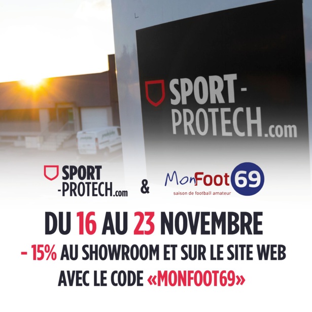 SPORT PROTECH.COM - Moins 15% du 16 au 23 novembre pour les lecteurs de MONFOOT69 !