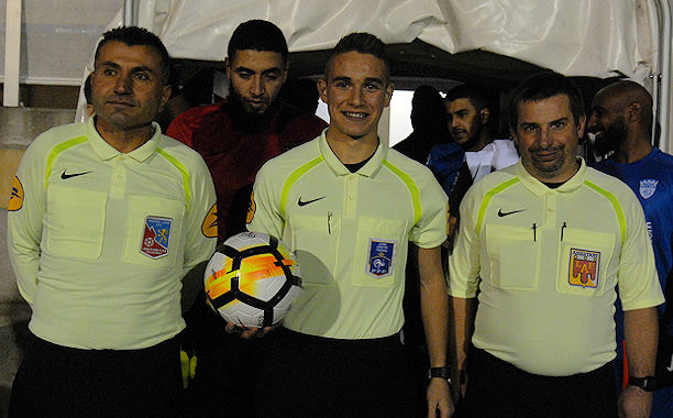 Les arbitres de la rencontre