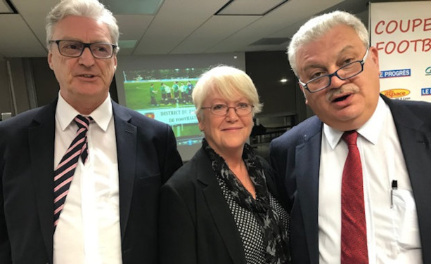 Florence Puech entre Arsène Meyer et Pascal Parent Florence Puech entre Arsène Meyer et Pascal Parent