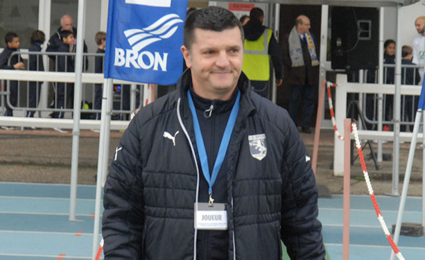 François Villebrun, l'entraîneur de l'AS Bron