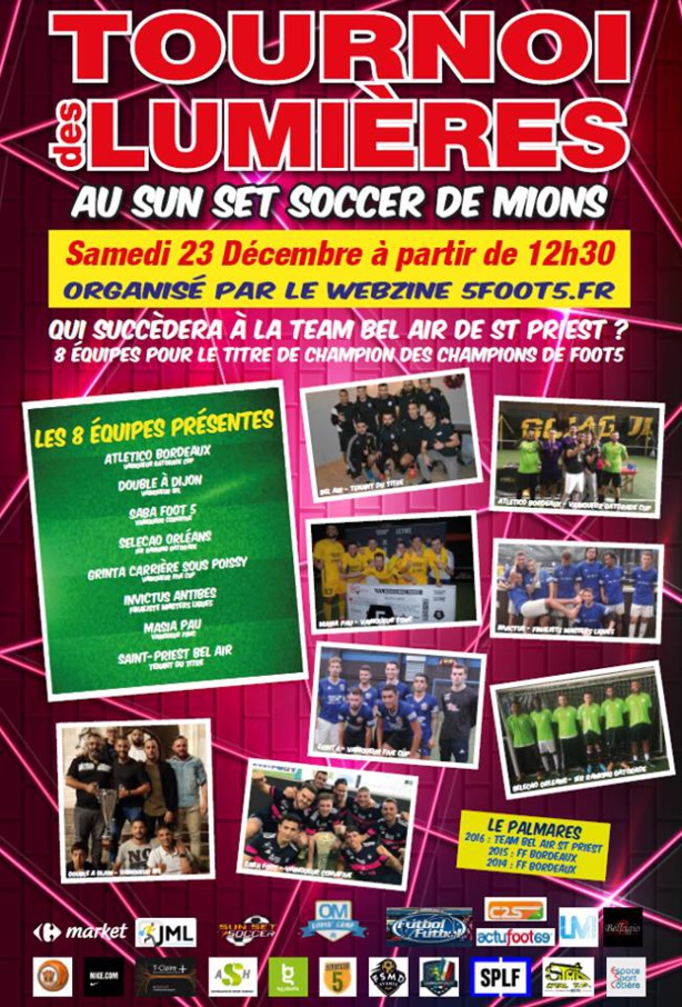 Foot5 Indoor – Qui sera le CHAMPION des CHAMPIONS 2017 ? Foot5 Indoor – Qui sera le CHAMPION des CHAMPIONS 2017 ?