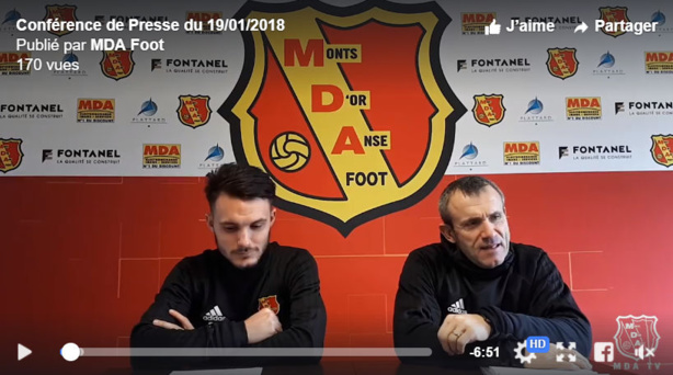 MDA Chasselay - La conférence de presse d'Eric GUICHARD avant le PUY 43 MDA Chasselay - La conférence de presse d'Eric GUICHARD avant le PUY 43