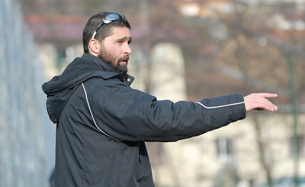 Mickael Poncet, l'entraîneur de l'AS Grézieu le Marché