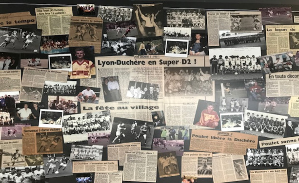 Le mur ou Gil Poulet a affiché tous les souvenirs de sa riche carrière, particulièrement à La Duchère. Le mur ou Gil Poulet a affiché tous les souvenirs de sa riche carrière, particulièrement à La Duchère.