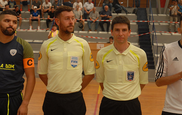 Les arbitres de la rencontre