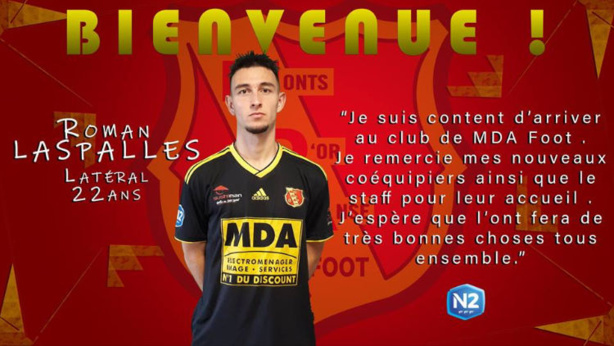 Mercato 2018 - Un nouveau renfort à MDA Foot Mercato 2018 - Un nouveau renfort à MDA Foot