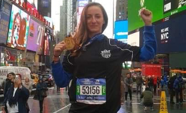 Alice Berard, une Sud Lyonnaise au Marathon de New-York Alice Berard, une Sud Lyonnaise au Marathon de New-York