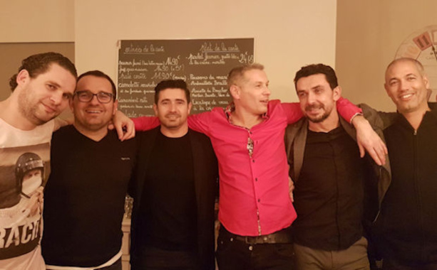 La garde rapprochée avec Remy Bordignon, Fabrice Brossat, Franck Camandona, Serge Nambotin, Zoran Lazarevic et Imed Jendoubi. La garde rapprochée avec Remy Bordignon, Fabrice Brossat, Franck Camandona, Serge Nambotin, Zoran Lazarevic et Imed Jendoubi.