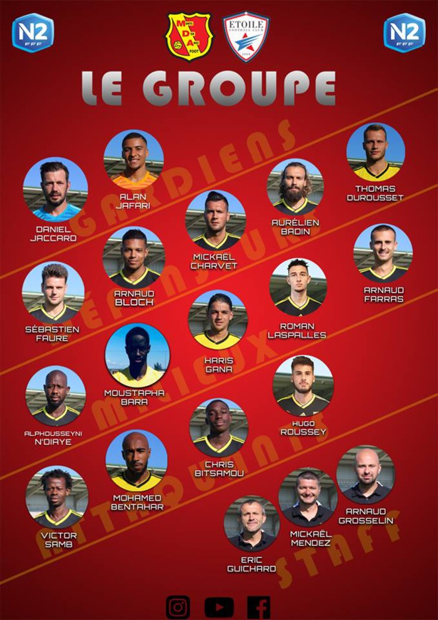 MDA Foot - Le groupe pour la réception de l'ES FREJUS SAINT-RAPHAEL MDA Foot - Le groupe pour la réception de l'ES FREJUS SAINT-RAPHAEL