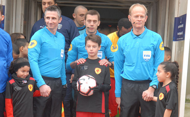 Les arbitres de la rencontre