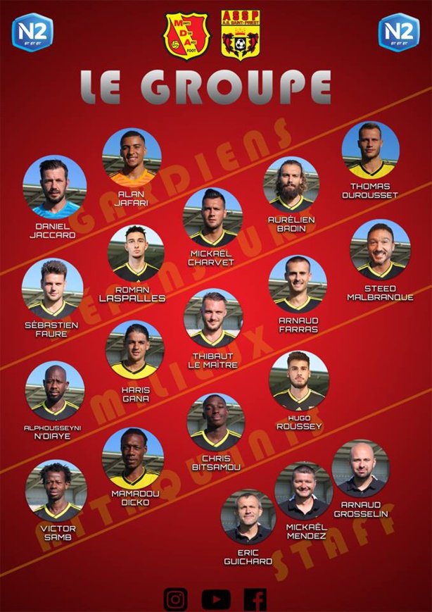 MDA Foot - Le GROUPE pour la réception de l'AS SAINT-PRIEST MDA Foot - Le GROUPE pour la réception de l'AS SAINT-PRIEST