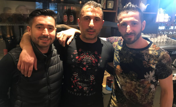 Franck Camandona, Véli Efé et Charles Maubon. Franck Camandona, Véli Efé et Charles Maubon.