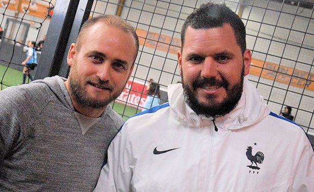 Anthony Esparza en compagnie de Remy Peloux Anthony Esparza en compagnie de Remy Peloux