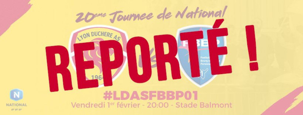 N1 - Pas de derby entre La Duch et le FBBP01 vendredi
