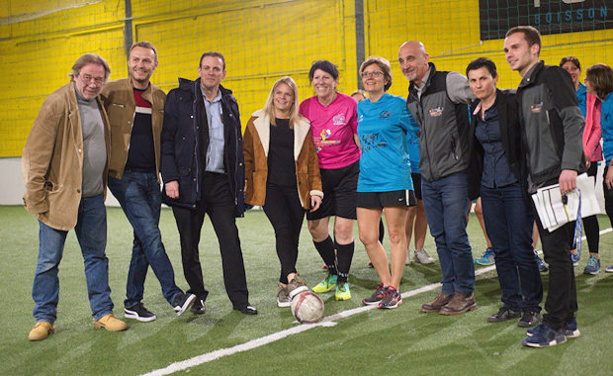 Le coup d'envoi a été donné par Eugénie Le Sommer Le coup d'envoi a été donné par Eugénie Le Sommer