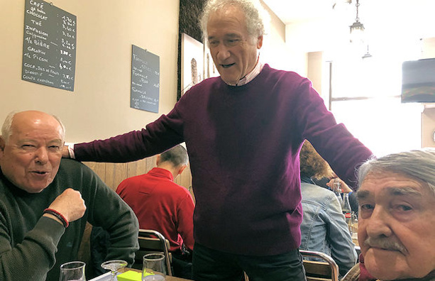 Louba Mihajlovic, Hervé Revelli et Marc Naville se sont retrouvés au P'tit Vert Louba Mihajlovic, Hervé Revelli et Marc Naville se sont retrouvés au P'tit Vert