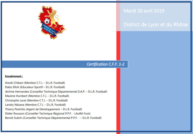 Certifications CFF1&CFF2 - 26 candidats ÉDUCATEURS reçus Certifications CFF1&CFF2 - 26 candidats ÉDUCATEURS reçus